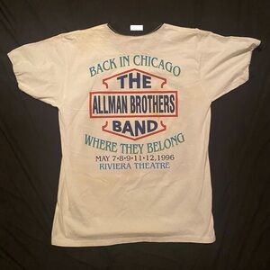 Allman Brothers Band T Shirt The Allman Brothers Band